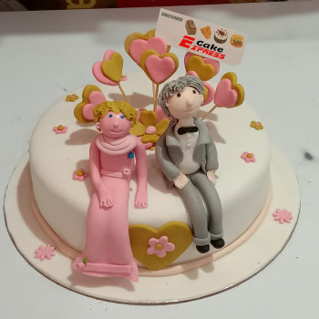 Beautiful Couple Anniversary Cake Beautiful Couple Anniversary Cake