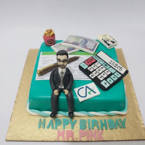 Chartered Accountant Customized Cake Delivery in Gurugram