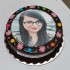 Designer Chocolate Photo Cake