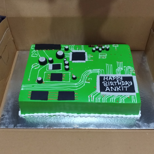 Electronic Circuit Theme Cake Delivery in Delhi