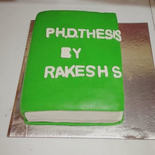 Green Book Fondant Cake Delivery in Gurugram