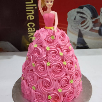 Pink Barbie Cake Pink Barbie Cake