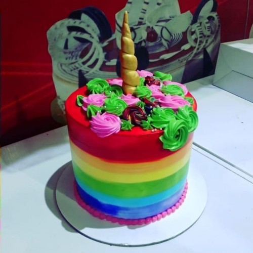 Rainbow Unicorn Theme Birthday Cake Delivery in Gurugram