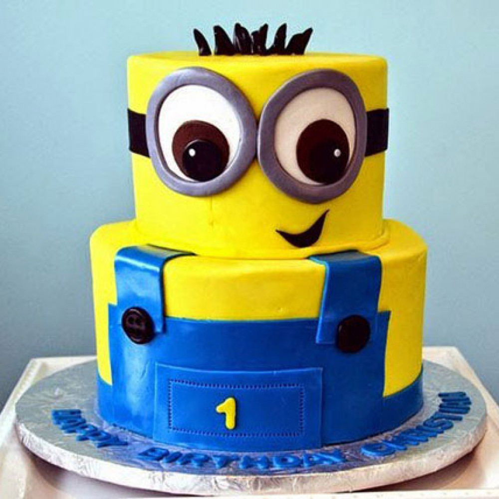 Minion Theme Cake/ Kids Birthday Cake/ Trending Birthday Cakes For Kids -  Cake Square Chennai | Cake Shop in Chennai