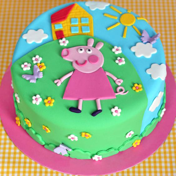 Peppa Pig Birthday Cakes | Peppa Pig Cakes | Cakes by Robin