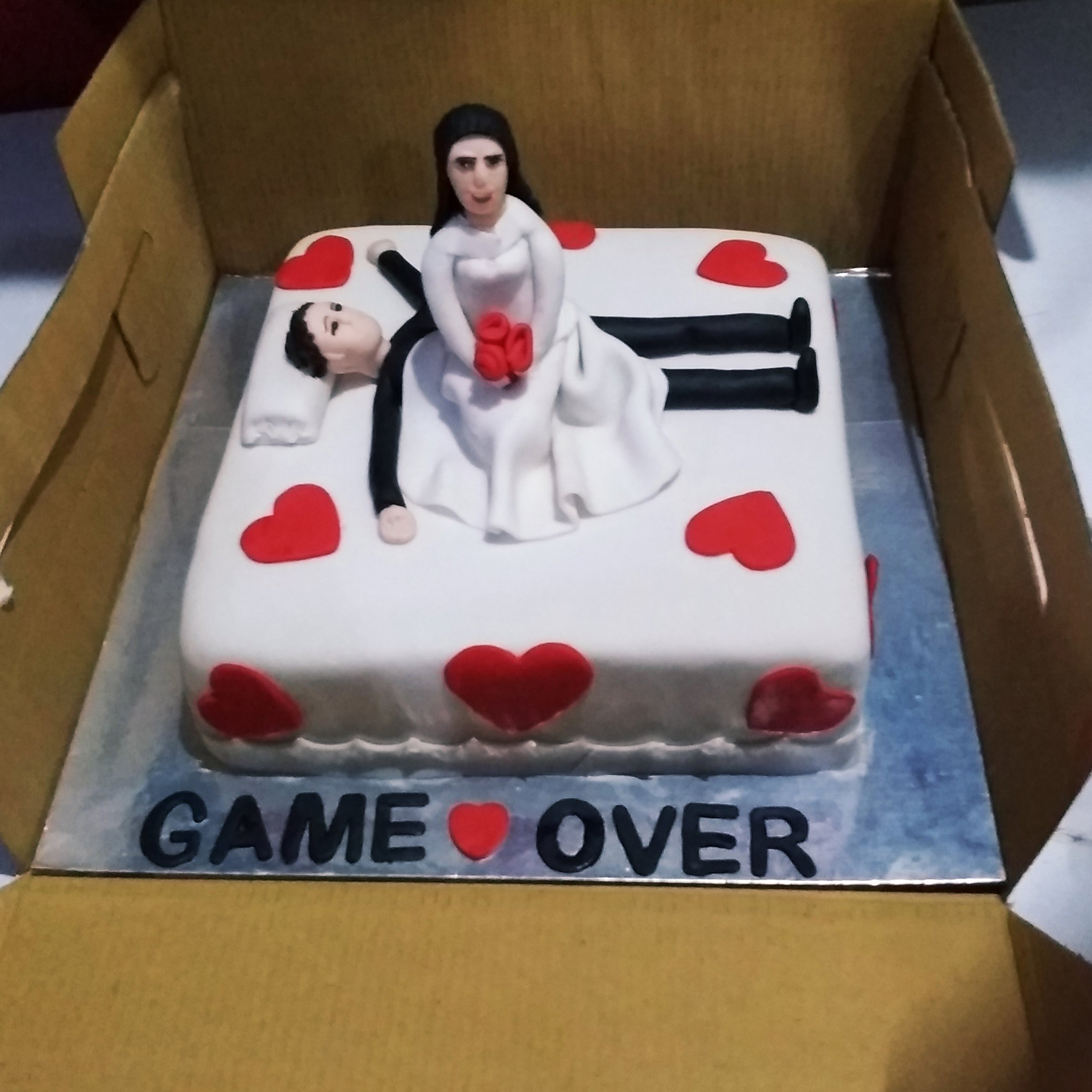 Acrylic Game Over Gamer Pixel Font Geek Cake Topper Party Decoration for  Wedding Anniversary Birthday Graduation - Walmart.com